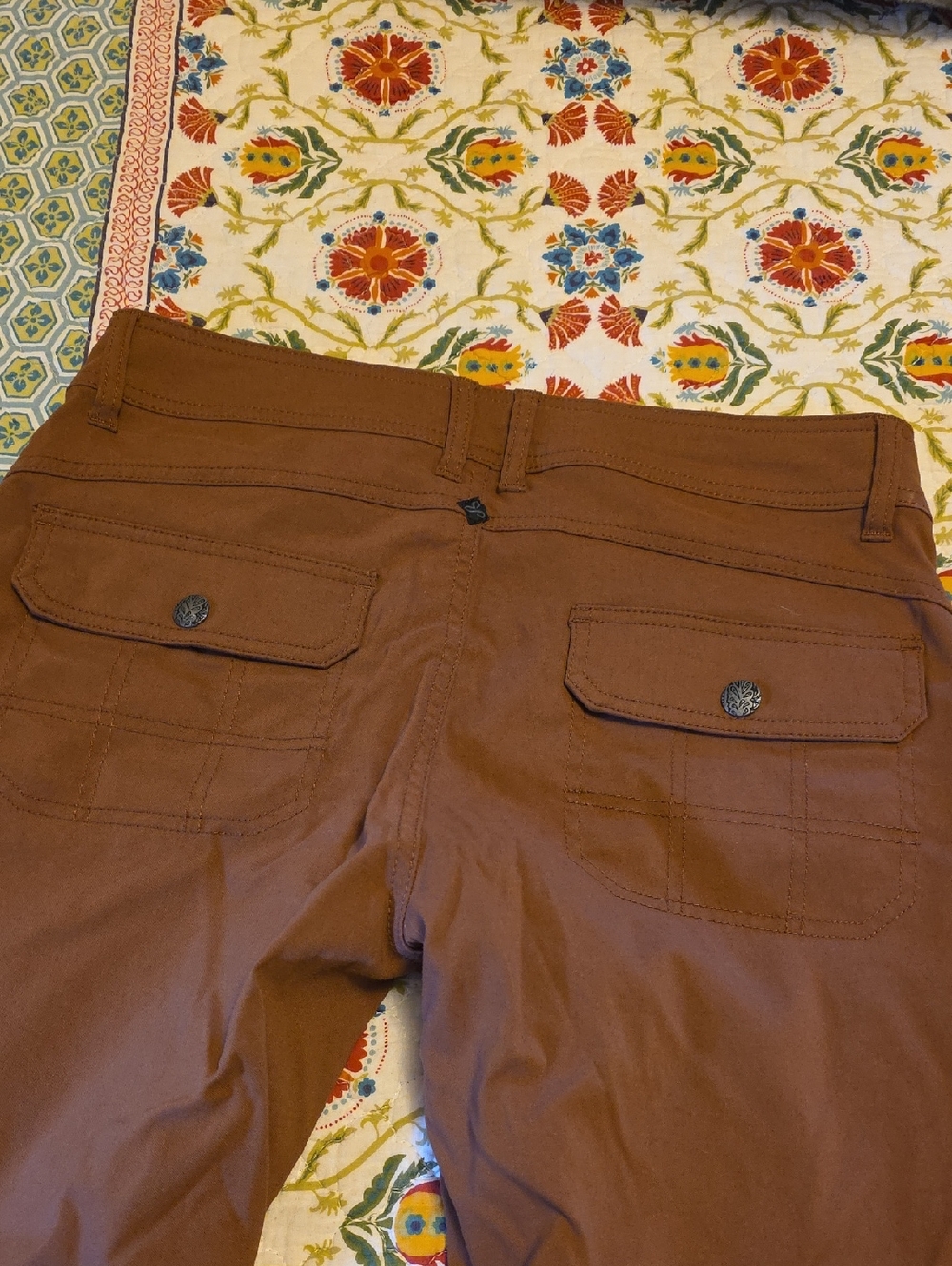 Prana Halle Pants Chocolate Brown 10 - Picture 6 of 6